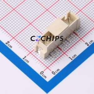 ZX-HA2.54-7PLT Wire-to-Board Pin Header SMD,P=2.54mm Connector 1x7P 2.5mm Vertical Mount XHB - Product Image 1