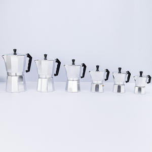 Mocha Pot Aluminio Clásico Espresso <span class=keywords><strong>Cafetera</strong></span> Estufa <span class=keywords><strong>Moka</strong></span> Pot Hogar Oficina Uso 50ml - Product Image 3