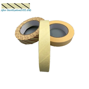 Nastri dell'indicatore dello sterilizzatore a vapore chimico del rotolo del nastro dell'indicatore di sterilizzazione medica certificato ISO - Product Image 6