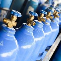 Bouteille de gaz en acier sans soudure industrielle/médicale de 2L/5L/8L/10L pour Argon, Hydrogène, Azote, O2 avec valve