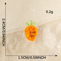 Accessoires vestimentaires patchs arrière vierges pour vêtements dessin animé petit coeur fleur étoile fraise patchs
