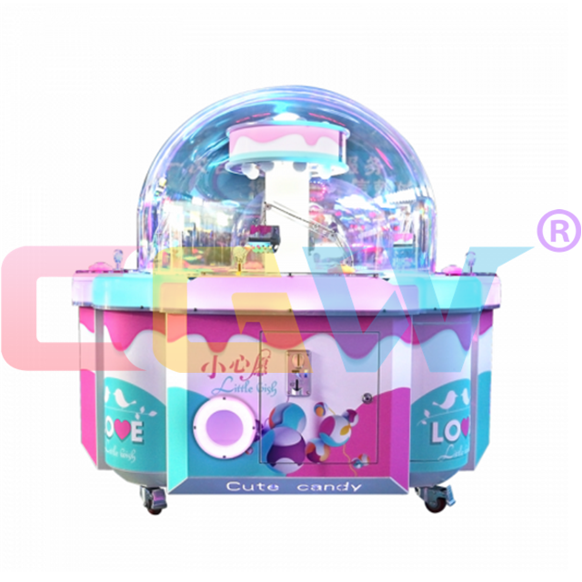 CGW Monnayeur Cadeau Prix Griffe Grue Attraper Distributeur Automatique De Bonbons Doux Machine de Jeu D'arcade À Vendre