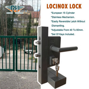 Clôture de jardin de haute qualité, écologique, porte en métal, <span class=keywords><strong>poteau</strong></span> OEM, double porte, étanche, galvanisé, revêtement en PVC, sécurité, revêtement en poudre - Product Image 4