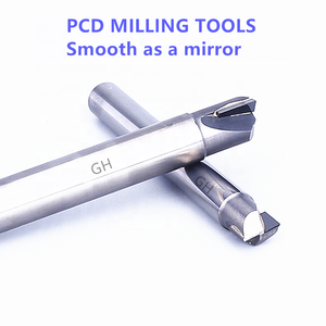 Kim Cương PCD 2 Sáo Đánh Bóng Công Cụ Phay CNC Diamond End Mill Cho Than Chì Sợi Carbon Gốm - Product Image 6
