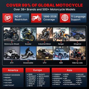 Outil de diagnostic de scanner moto CRP129MT avec graphique de données en direct bidirectionnel toutes fonctions, version globale, entrepôts US/UK - Product Image 2