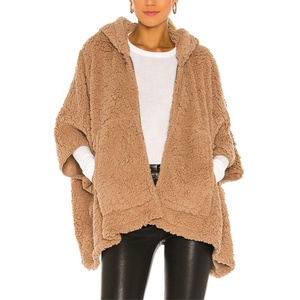 Ladies Fashion Designs Long Fleece Warm <strong>Jacket</strong> High Quality Winter Women Light <strong>Pink</strong> Faux Fur Oversized Thick Coat - Product Image 5