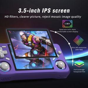 Console de jeu portable avec écran IPS de 4 pouces, double joystick, système Linux, coque PC <span class=keywords><strong>RG351P</strong></span>, Wi-Fi, pour les jeux PS1 N64 pour enfants, parfaite - Product Image 2
