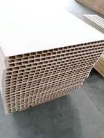 Toilette pas chère salle de bain pvc mdf porte à persiennes en bois avec persienne en wpc