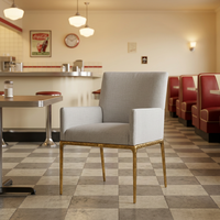Marteau à main pieds en métal meubles de luxe chaise de salle à manger de luxe rustique moderne