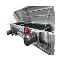 Machine à plumer la volaille horizontale en acier inoxydable, équipement automatique de dépouillement pour poulets, canards et oies, pour ligne d'abattage