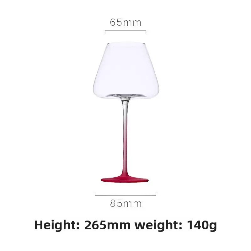 Pink red wine glass [700ml]