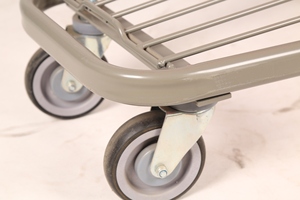 Carrito de Compras Highbright de Plástico con Estructura Metálica y Rejilla Inferior - Product Image 4