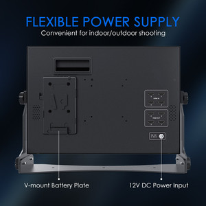 Moniteur de diffusion OEM SEETEC ATEM156 15,6 pouces 1080P IPS, entrée/sortie HDMI 4K, multi-vues pour la production en <span class=keywords><strong>studio</strong></span> et sur le terrain - Product Image 4