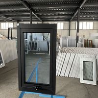 Design moderne de la chine, cadre profilé en alliage d'aluminium, fenêtre d'auvent, fenêtres en verre à l'épreuve des balles pour le commerce