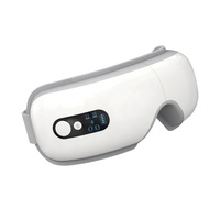 Masseur oculaire électrique intelligent à vibrations et chaleur, pliable, avec contrôle de la minuterie pour soulager la fatigue oculaire et améliorer le sommeil