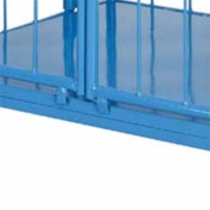 Chariot de rangement pour <span class=keywords><strong>cage</strong></span> à linge <span class=keywords><strong>Cage</strong></span> de rangement en métal roulante Conteneur à roulettes avec roues - Product Image 5