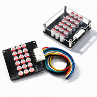 Placa de condensadores de ecualización activa 5A 6S 8S 5S BMS para baterías Lipo, LiFePO4, LTO con ecualizador de energía y carcasa acrílica opcional