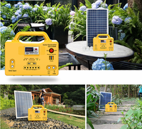 Système d'éclairage domestique de générateur solaire portable 50W 30W pour TV et ventilateur intérieur et extérieur