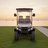 Voiturette de golf électrique personnalisée à bas prix, 4 places, homologuée pour la route, avec pare-brise pliable pour le terrain de golf