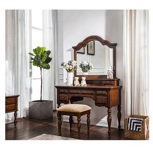 Meja Rias Antik Mewah dengan Cermin dan Banyak Laci untuk Kamar Tidur - Product Image 4