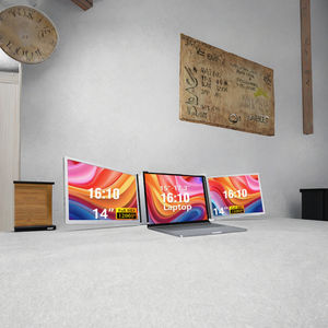 Best-seller Extendeur de moniteur d'<span class=keywords><strong>ordinateur</strong></span> <span class=keywords><strong>portable</strong></span> à double écran de 14 pouces 16:10 Moniteur <span class=keywords><strong>portable</strong></span> de jeu à triple affichage Vente vendredi noir Panneau IPS - Product Image 3
