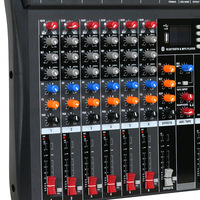 Console de mixage audio professionnelle 8 canaux CT8 pour DJ, équipement de performance pour karaoké, amplificateur et haut-parleur