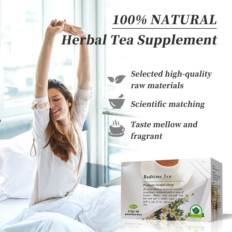 Sleep Adative Powder Herbal Sleep Aid Tea Chamomile Passionflower Licorice for Restful Sleep ...