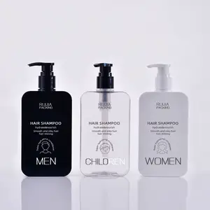 200ml 300ml 400ml Hand Wash Liquid Custom PETG Shampoo Packaging OEM Empty Lotion Pump Bottle