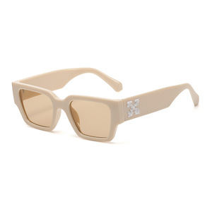 Mode ins carré designer lunettes de soleil femmes hommes classique couleur bonbon lunettes de soleil pour dames uv400 haute qualité lunettes de luxe - Product Image 3