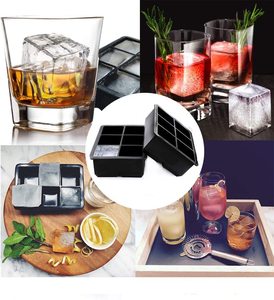 Molde de silicona para cubitos de hielo cuadrados y redondos, hecho a mano, para whisky y cerveza, bandeja de hielo, herramientas para helados, 4, 6, 8 cavidades, en bolsa OPP, ¡superventas! - Product Image 6