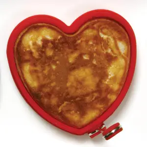 Anillos de huevo de tortitas de corazón de silicona, 2 piezas, tamaño único, rojo, elección de Amaz **, precioso regalo del Día de San Valentín