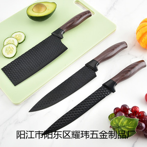 Juego de Cuchillos de Acero Inoxidable de 6 Piezas con Mango de Diamante, Utensilios de Cocina al por Mayor - Product Image 3
