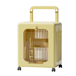 Valise de voyage pliable pour animaux de compagnie, grande capacité, facile à transporter, avec ventilation et fonctions anti-stress - Product Image 1