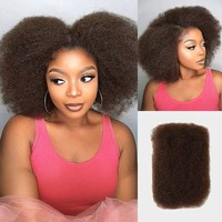 Extensions de Cheveux Humains Vierges Kinky Afro Bouclés Bruts 100% Non Traités de Haute Qualité, Cuticules Alignées, Fournisseur de Dreads en Vrac