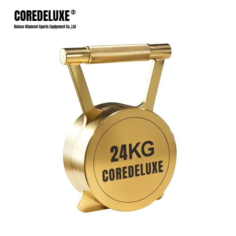 COREDELUXE 도매 맞춤 로고 골드 케틀벨 세트