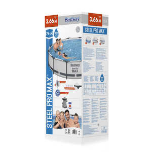Portable 56416 3.66m x 0.76m <span class=keywords><strong>piscine</strong></span> à cadre rond en métal adulte <span class=keywords><strong>piscine</strong></span> <span class=keywords><strong>hors</strong></span> <span class=keywords><strong>sol</strong></span> avec <span class=keywords><strong>pompe</strong></span> filtrante - Product Image 6