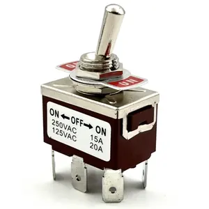 toggle switch 250V 15A dpdt toggle switch on off on screw terminal on off on DPDT on off dpdt spst toggle switch