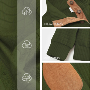 เสื้อสเวตเตอร์ไหมพรมลายตารางแบบคอตั้งทรงเข้ารูปสำหรับผู้ชาย แบรนด์ Cross Border รุ่น Henry สวมใส่สบายๆ เหมาะสำหรับฤดูใบไม้ร่วง - Product Image 6