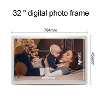 Vorteile Digitaler Foto rahmen 32-Zoll-Multifunktions-Werbemaschine Foto Musik Video Player Kalender Wecker Fernbedienung