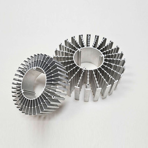 โรงงานผลิตในจีน รับผลิตตามสั่ง โปรไฟล์อะลูมิเนียมอโนไดซ์ 6063 <span class=keywords><strong>T5</strong></span> T6 สำหรับระบายความร้อน  ผู้จัดจำหน่าย - Product Image 3