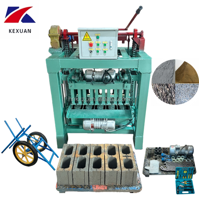 Interlock Blocks Low Investment Highly Profitable   Line for Making Hollow Solid Block Making Machinery