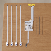 Kit de remapping programmable avec trois interrupteurs de type paddle pour manette BDM 010 020, câble flexible FPC filaire