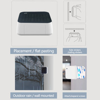 Sensor de Luz Solar Zigbee Tuya para Hogar Inteligente, Resistente al Agua IP65, Sensor de Luminosidad para Exteriores, Fácil de Instalar