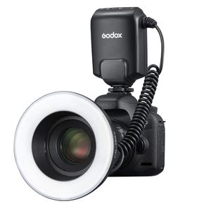 Godox-Luz de <span class=keywords><strong>Flash</strong></span> Speedlite con anillo <span class=keywords><strong>macro</strong></span> ML150II para cámara Canon, <span class=keywords><strong>Nikon</strong></span>, Pentax, Sony, Olympus - Product Image 1