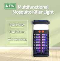 Lampe LED rechargeable colorée d'intérieur et d'extérieur Saijzek.Wholesale, alimentée par énergie solaire, anti-moustiques et anti-insectes.