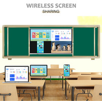 Tableau blanc interactif intelligent multifonctionnel avec résolution 4K, tactile 20 points, système d'exploitation Android