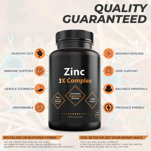 OEM capsule di zinco di buona qualità migliorare l'immunità energia Booster vitamina C zinco picolinato integratore 60 capsule/bottiglia per - Product Image 3