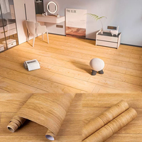 Offre Spéciale – Revêtement de Sol PVC Effet Bois 3D Autocollant – Rouleaux de Vinyle Adhésifs pour Décoration Intérieure