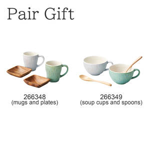 Bol Vaisselle Paire Ensembles Boîte Cadeau Collection 02 Porcelaine Tasses et Tasses 4 Pièces Élégant et Glamour En Gros - Product Image 4