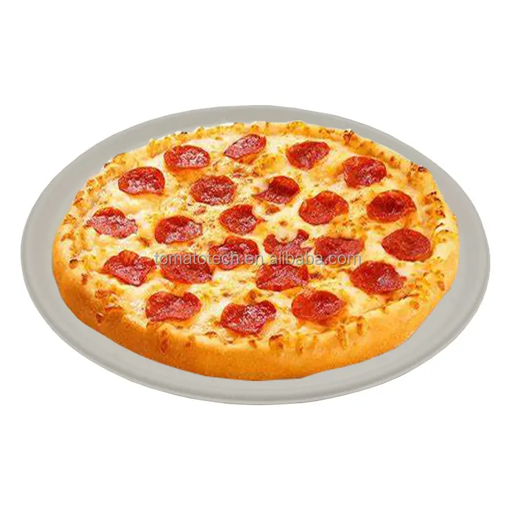 pfas free bagasse pizza plate 32cm compostable disposable paper pizza plates paper plate big pizza